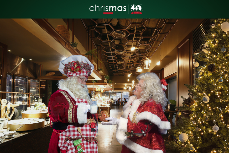 Visita de Santa Claus a hoteles y restaurantes