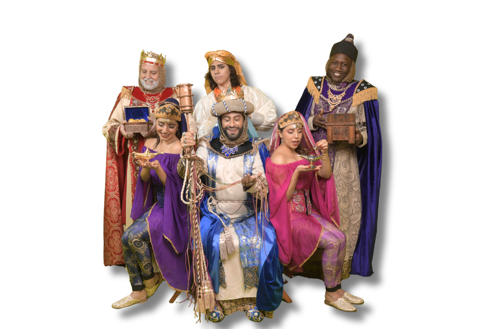 Visita de Reyes Magos a escuelas.